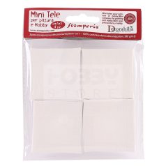   Keskeny keretű feszített festővászon (4 darab) 8X8X1.8 CM  méretű - 22190