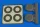 Aires Spitfire Mk.IX wheels (covered) & paint masks for Tamiya - kerekek, burkolattal