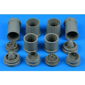   Aires F-4E/F/G, RF-4E Phantom II exhaust nozzles for REVELL - hajtómű-fúvócsövek