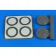 Aires PZL-11 wheels & paint masks for - kerekek festőmaszkkal