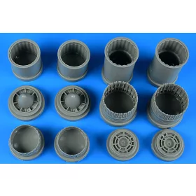   Aires RF-4C Phantom II exhaust nozzles for REVELL - hajtómű-fúvócsövek