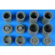 Aires RF-4C Phantom II exhaust nozzles for REVELL - hajtómű-fúvócsövek