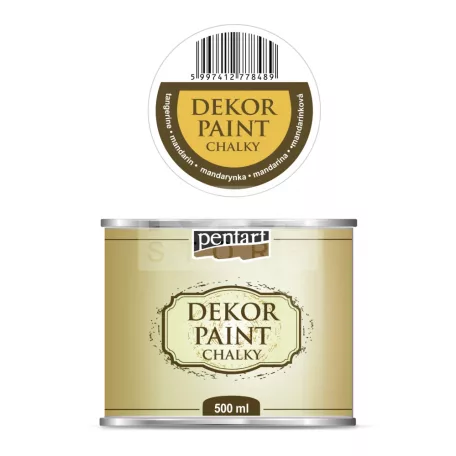 Pentart Dekorfesték lágy (chalky) mandarin 500 ml 22720