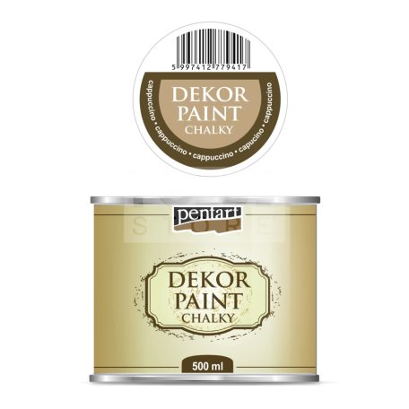 Pentart Dekorfesték lágy (chalky) cappuccino 500 ml 22728