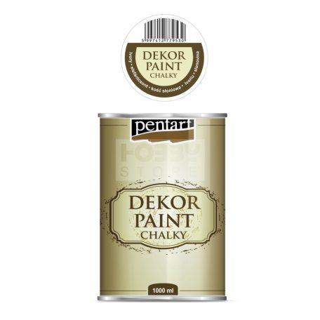 Pentart Dekorfesték lágy (chalky) elefántcsont 1000 ml 22740
