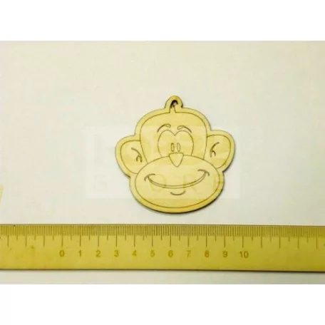 Pentart Fafigura, 5 db/csomag - majom 22790