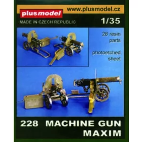 Plus Model Maschinengewehr Maxim – járműmakett