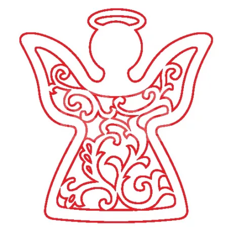 Pentart Fafigura, 5 db/csomag - angyal 22857