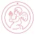 Pentart Fafigura, 5 db/csomag - angyal 22875