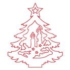 Pentart Fafigura, 5 db/csomag - fenyő 22876