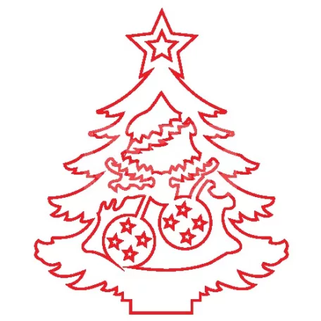 Pentart Fafigura, 5 db/csomag - fenyő 22877