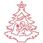 Pentart Fafigura, 5 db/csomag - fenyő 22879