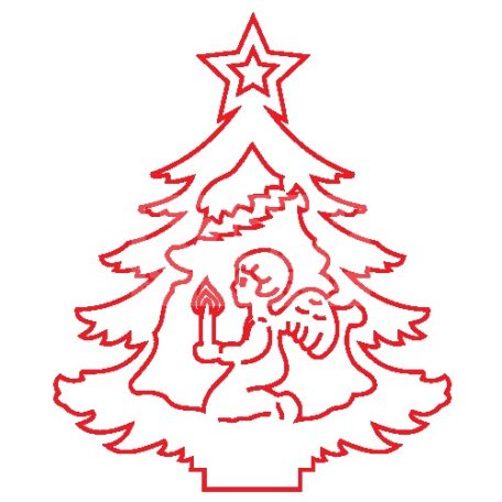 Pentart Fafigura, 5 db/csomag - fenyő 22879