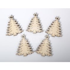 Pentart Fafigura, 5 db/csomag - fenyő 22882