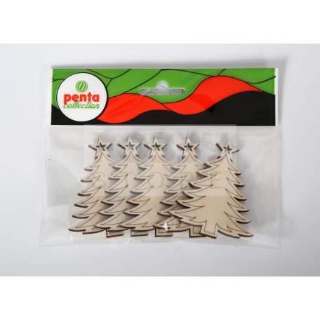 Pentart Fafigura, 5 db/csomag - fenyő 22882