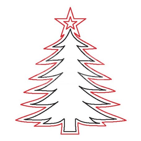 Pentart Fafigura, 5 db/csomag - fenyő 22882