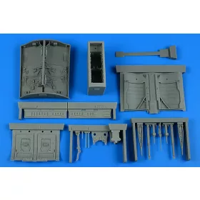   Aires TF-104G & CF-104D & F-104DJ/F Starfighter wheel bay for Italeri - futóműakna