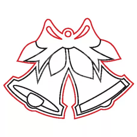 Pentart Fafigura, 5 db/csomag - harang 22893