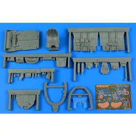   Aires Macchi C.205V Veltro serie III cockpit set for Italeri - cockpitkészlet