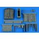 Aires F-104D & F-104F Early Starfighter wheel bay for Italeri - F-104D & F-104F Starfighter – futóműakna, korai változat