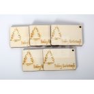 Pentart Fafigura, 5 db/csomag - ajándékkísérő 22966