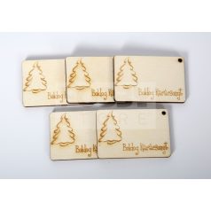 Pentart Fafigura, 5 db/csomag - ajándékkísérő 22966