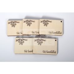 Pentart Fafigura, 5 db/csomag - ajándékkísérő 22967