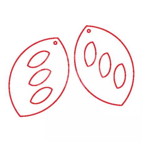 Fafigura, 6 db/csomag - füli alap 222 - 22983