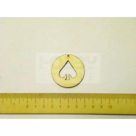 Fafigura, 6 db/csomag - füli alap 236  - 22997