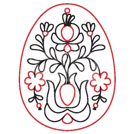 Pentart Fafigura, 5 db/csomag - tojás 23029