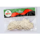 Pentart Fafigura, 5 db/csomag – autó 23038