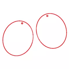 Fafigura, 6 db/csomag - füli alap 299  - 23060
