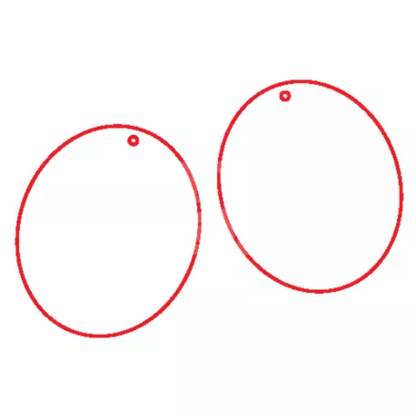Fafigura, 6 db/csomag - füli alap 299  - 23060