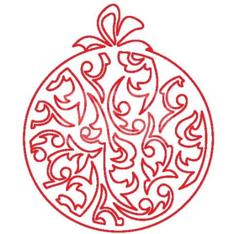 Pentart Fafigura, 2 db/csomag - karácsonyi dísz 23077