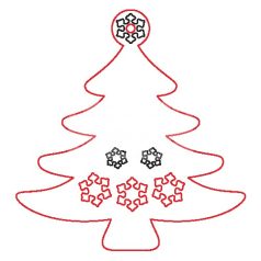 Pentart Fafigura, 5 db/csomag - fenyő 23094