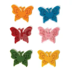 Filcfigura - Lepke (6 db/cs, átm. kb.: 5 cm) 23216