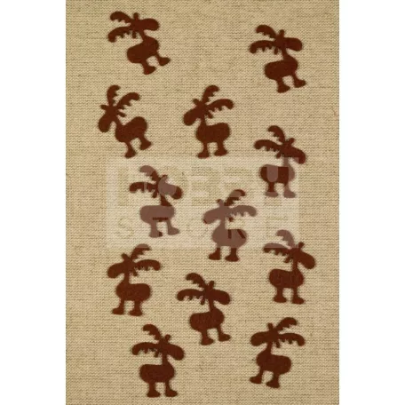 Filcfigura - Mini rénszarvas (12 db/cs, átm. kb.: 3 cm) 23280