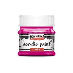   Pentart Matt magenta színű akrilfesték - hobbi festék 50 ml 2349