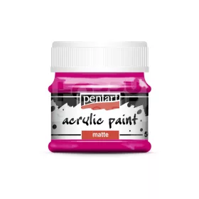 Pentart matt akrilfesték - magenta 50 ml