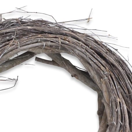 Fészek koszorúalap 30 cm – természetes dekorációs alap ajtódíszekhez