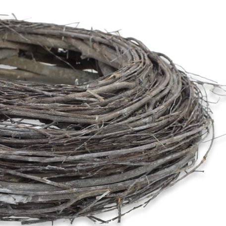 Fészek koszorúalap 30 cm – természetes dekorációs alap ajtódíszekhez