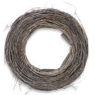 Fészek koszorú szürke 35 cm – stabil alap kreatív dekorációkhoz