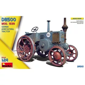   MiniArt German Agricultural Tractor D8500 Mod. 1938 – 1:24 munkagép makett