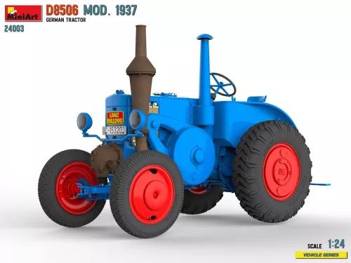 MiniArt German Tractor D8506 Mod. 1937 – 1:24 munkagép makett
