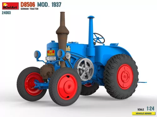 MiniArt German Tractor D8506 Mod. 1937 – 1:24 munkagép makett