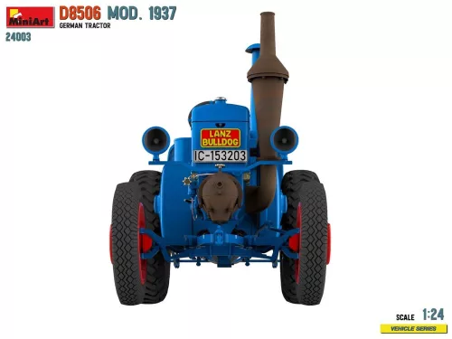 MiniArt German Tractor D8506 Mod. 1937 – 1:24 munkagép makett