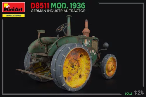 MiniArt German Industrial Tractor D8511  Mod. 1936 – 1:24 munkagép makett