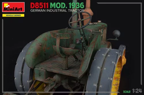 MiniArt German Industrial Tractor D8511  Mod. 1936 – 1:24 munkagép makett