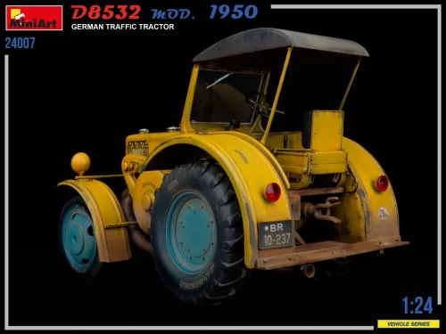 MiniArt German Traffic Tractor D8532  Mod.1950 – 1:24 munkagép makett