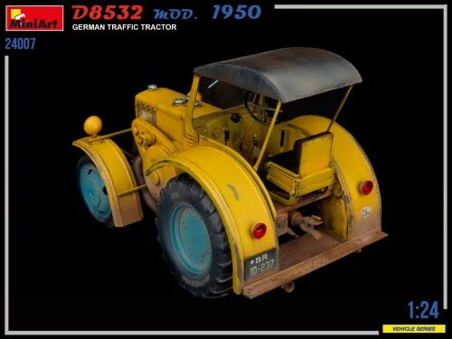 MiniArt German Traffic Tractor D8532  Mod.1950 – 1:24 munkagép makett